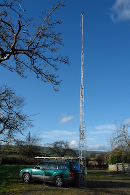 Mast and car